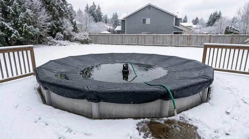Mesh vs. Solid Winter Pool Cover for Above Ground Pools: Which Should You Choose? - Faircovers