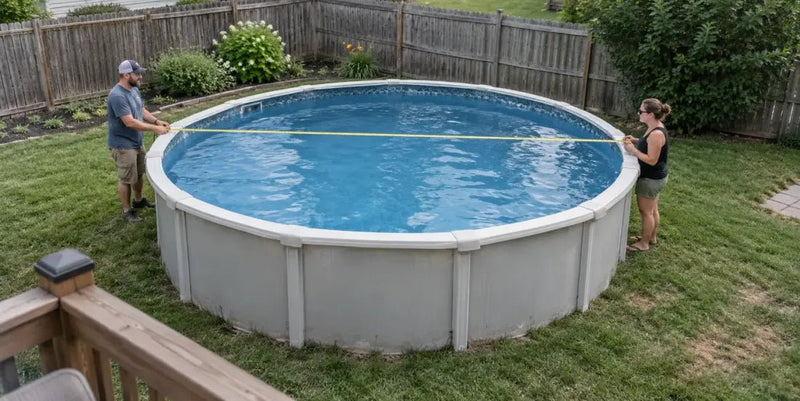 How to Measure an Above Ground Pool for a Cover: Round, Oval, and Rectangular - Faircovers