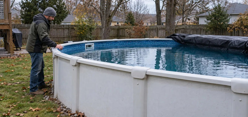 Should You Drain Your Above Ground Pool for Winter? What to Do Instead - Faircovers