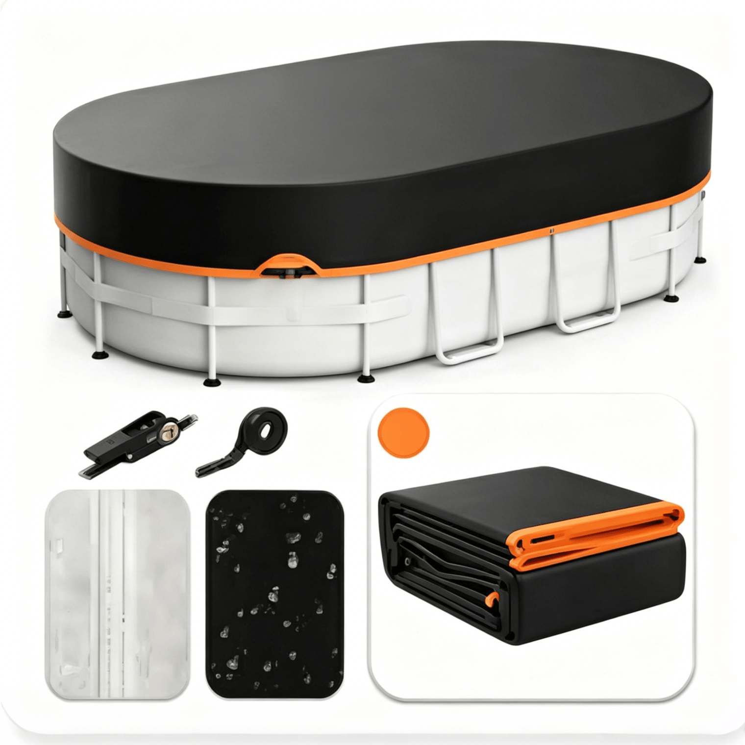 Oval Pool Cover - Faircovers
