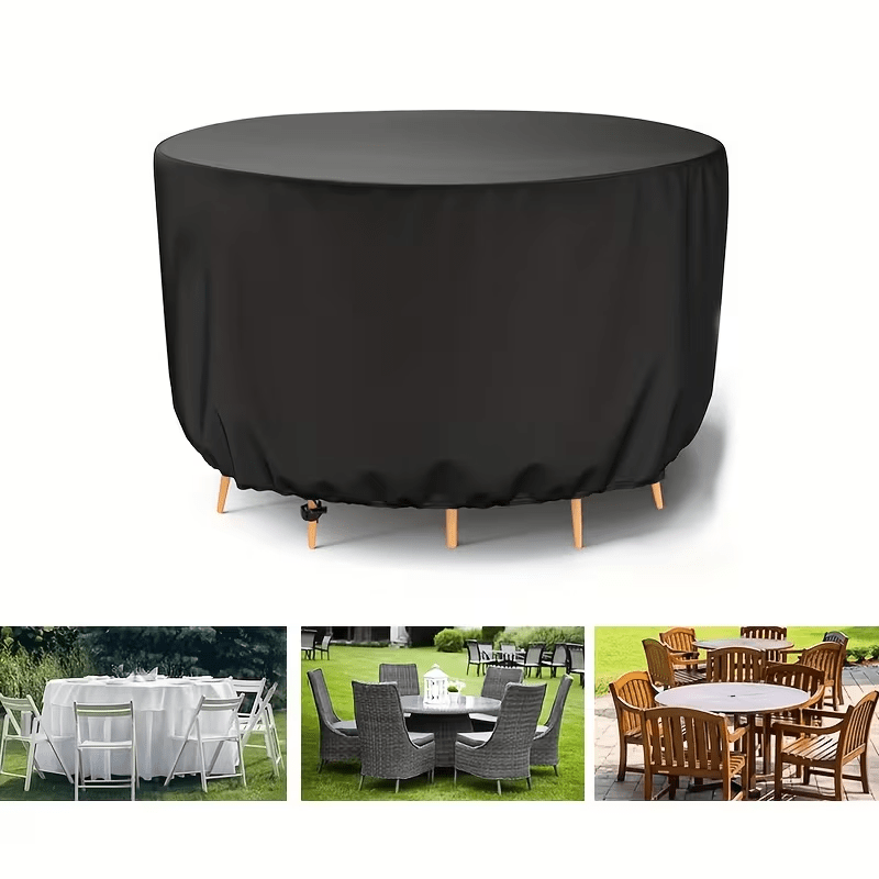 all weather round patio set cover