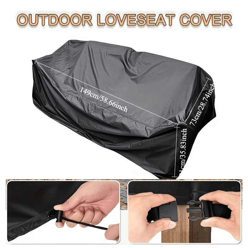 Patio chair cover for balconies and gardens