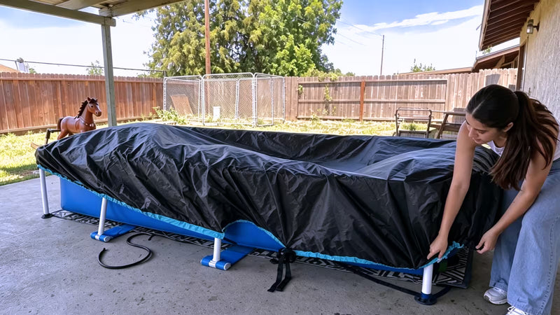 7*10 ft rectangular pool cover | 5*8 ft pool