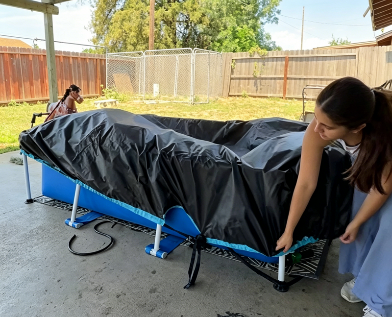 7*10 ft rectangular pool cover | 5*8 ft pool
