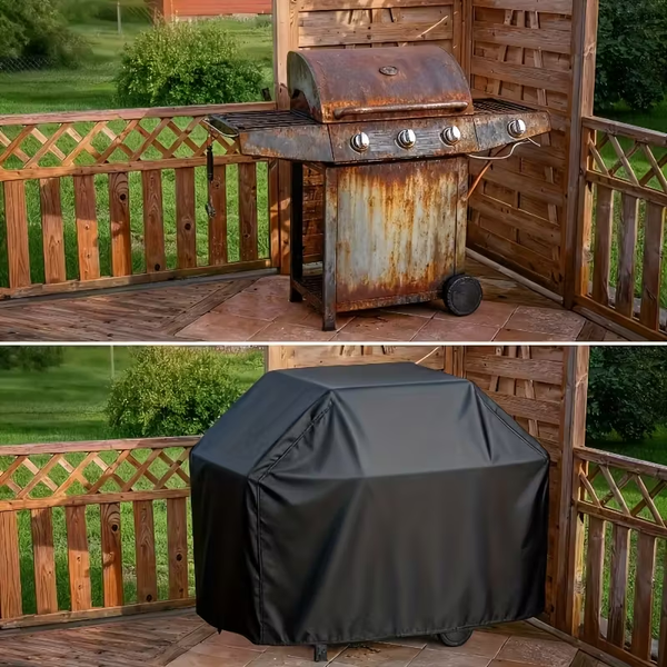 Heavy-Duty BBQ Grill Cover - Universal Fit for Gas & Charcoal Grills