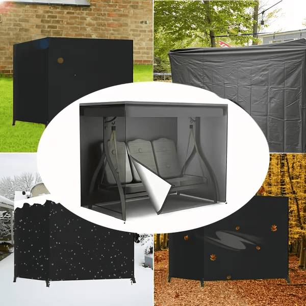 Porch Swing Cover - Waterproof & Windproof Outdoor Canopy