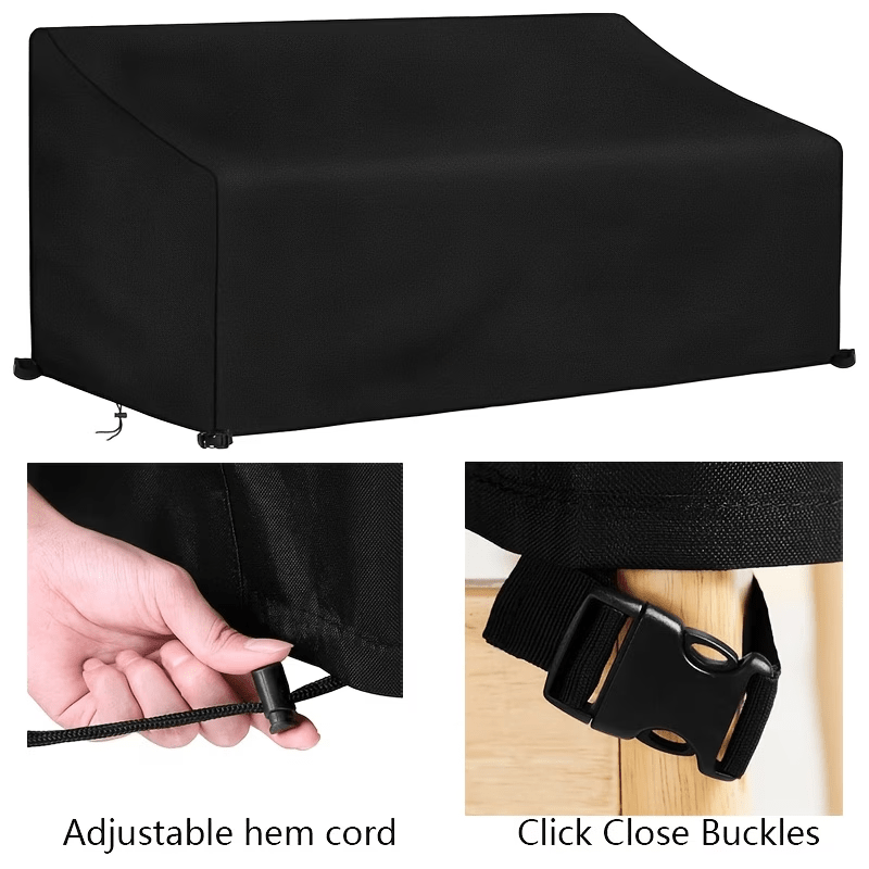 Heavy - duty Outdoor Sofa Cover for Two - seater