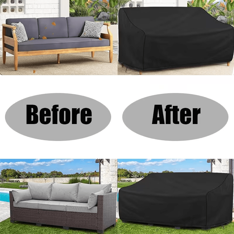 Heavy - duty Outdoor Sofa Cover for Two - seater