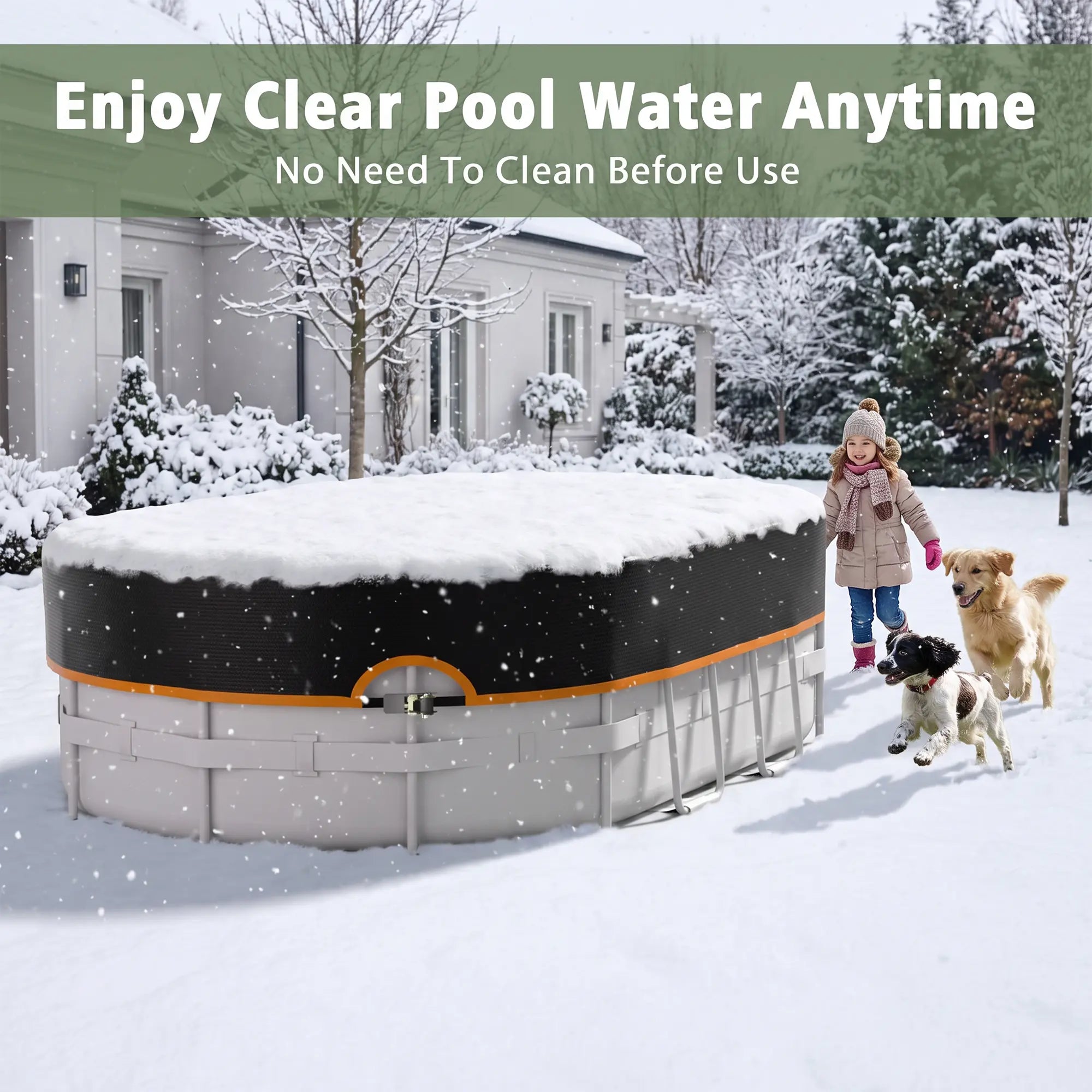 ratchet strap Orange Trim 18*34'-Oval-Pool-coversFaircovers