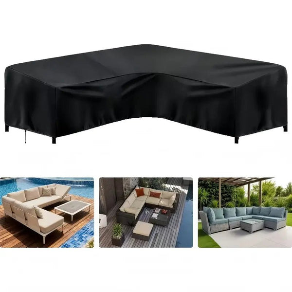 Durable V-Shaped Outdoor Sectional Sofa CoverFaircovers