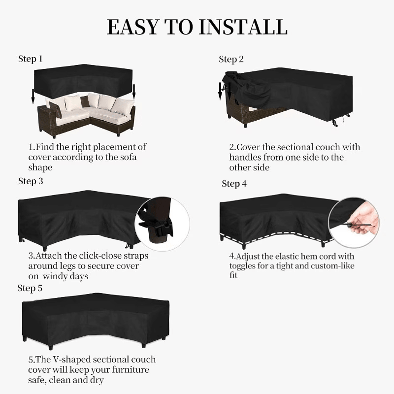 Furniture Cover in a V - Shape