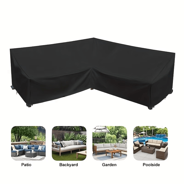 Patio Sofa Cover for Outdoor Use - V - Shaped Set