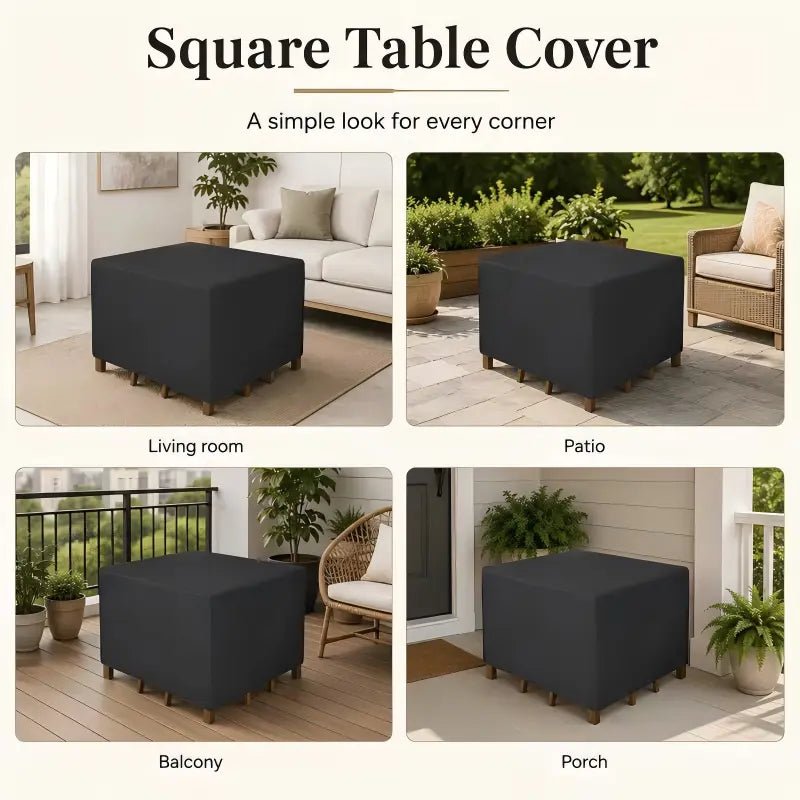 Square Outdoor Furniture Cover WaterproofFaircovers