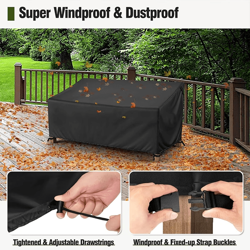 Oxford Fabric Patio Double Chair Cover