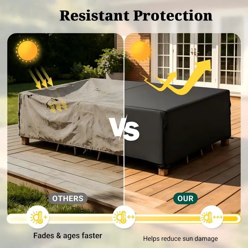 Heavy-Duty Waterproof Outdoor Table & Patio Furniture CoversFaircovers
