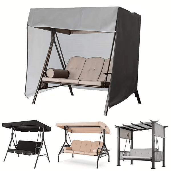 Porch Swing Cover - Waterproof & Windproof Outdoor Canopy