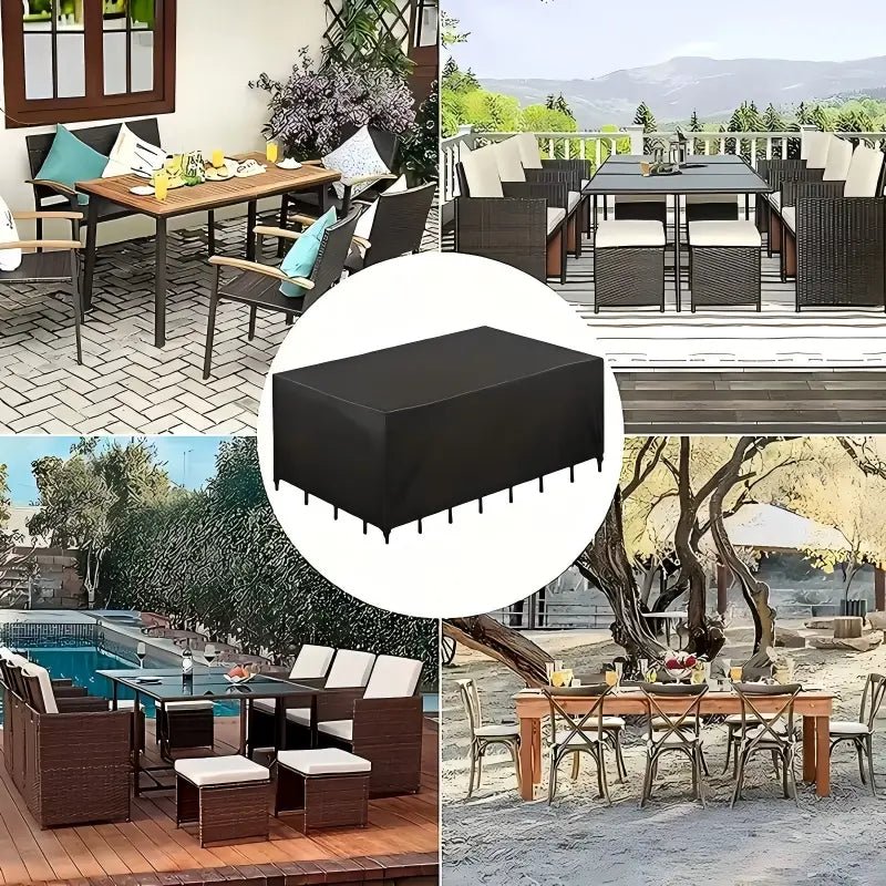 420D Rectangular Patio Heavy Duty Table CoverFaircovers