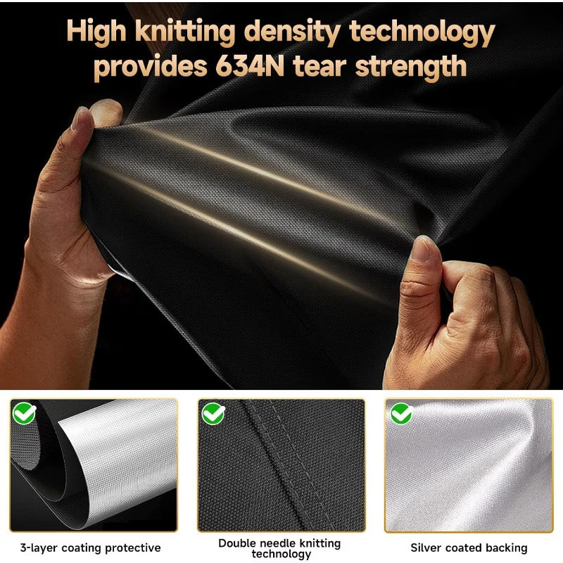 Easy-installed Retangular Oxford Swimming Pool Cover with Reflective Strips